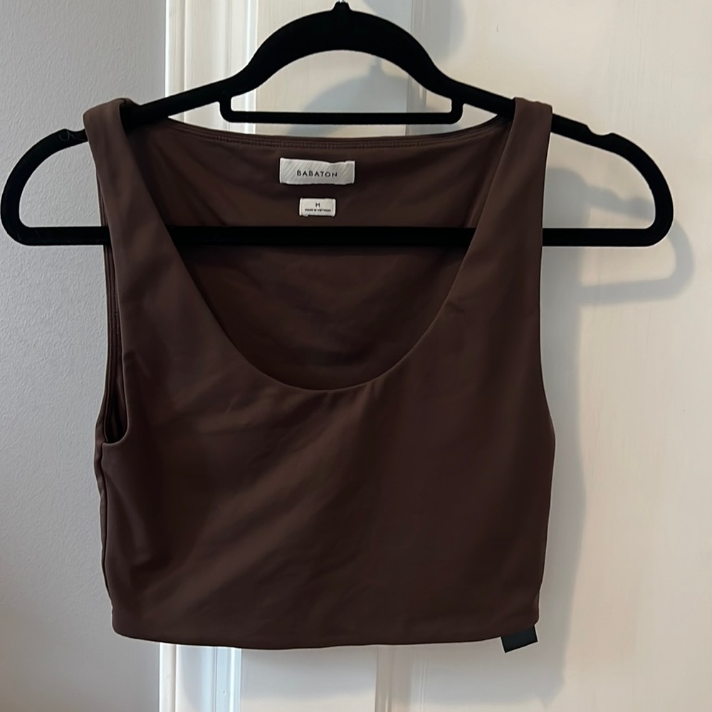 Aritzia brown tank top